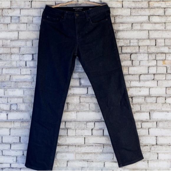 Banana Republic Other - Banana Republic Traveler Jeans Mens Slim Fit Dark Wash Denim 32x33 Straight Leg